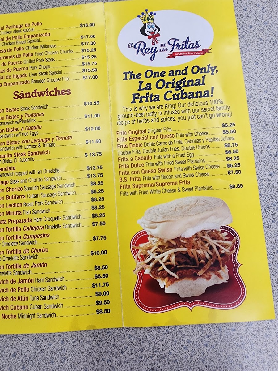 El Rey De Las Fritas Menu - Image 6